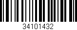 Código de barras (EAN, GTIN, SKU, ISBN): '34101432'