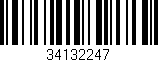 Código de barras (EAN, GTIN, SKU, ISBN): '34132247'