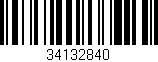 Código de barras (EAN, GTIN, SKU, ISBN): '34132840'