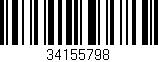Código de barras (EAN, GTIN, SKU, ISBN): '34155798'
