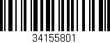 Código de barras (EAN, GTIN, SKU, ISBN): '34155801'