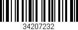 Código de barras (EAN, GTIN, SKU, ISBN): '34207232'