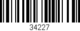 Código de barras (EAN, GTIN, SKU, ISBN): '34227'