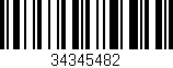 Código de barras (EAN, GTIN, SKU, ISBN): '34345482'