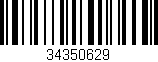 Código de barras (EAN, GTIN, SKU, ISBN): '34350629'