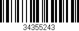 Código de barras (EAN, GTIN, SKU, ISBN): '34355243'