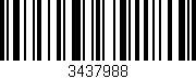 Código de barras (EAN, GTIN, SKU, ISBN): '3437988'