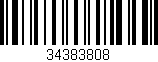 Código de barras (EAN, GTIN, SKU, ISBN): '34383808'