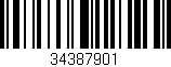 Código de barras (EAN, GTIN, SKU, ISBN): '34387901'