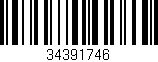 Código de barras (EAN, GTIN, SKU, ISBN): '34391746'