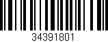 Código de barras (EAN, GTIN, SKU, ISBN): '34391801'