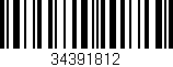 Código de barras (EAN, GTIN, SKU, ISBN): '34391812'