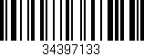 Código de barras (EAN, GTIN, SKU, ISBN): '34397133'