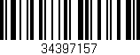 Código de barras (EAN, GTIN, SKU, ISBN): '34397157'