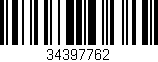 Código de barras (EAN, GTIN, SKU, ISBN): '34397762'
