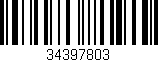 Código de barras (EAN, GTIN, SKU, ISBN): '34397803'