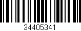Código de barras (EAN, GTIN, SKU, ISBN): '34405341'