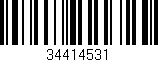 Código de barras (EAN, GTIN, SKU, ISBN): '34414531'
