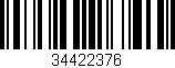Código de barras (EAN, GTIN, SKU, ISBN): '34422376'