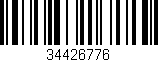 Código de barras (EAN, GTIN, SKU, ISBN): '34426776'