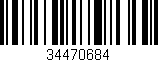 Código de barras (EAN, GTIN, SKU, ISBN): '34470684'