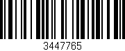 Código de barras (EAN, GTIN, SKU, ISBN): '3447765'