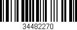 Código de barras (EAN, GTIN, SKU, ISBN): '34482270'