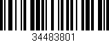 Código de barras (EAN, GTIN, SKU, ISBN): '34483801'