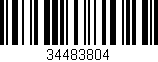 Código de barras (EAN, GTIN, SKU, ISBN): '34483804'