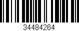 Código de barras (EAN, GTIN, SKU, ISBN): '34484264'