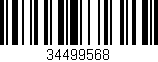 Código de barras (EAN, GTIN, SKU, ISBN): '34499568'