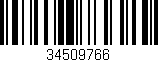 Código de barras (EAN, GTIN, SKU, ISBN): '34509766'