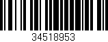 Código de barras (EAN, GTIN, SKU, ISBN): '34518953'