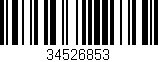 Código de barras (EAN, GTIN, SKU, ISBN): '34526853'