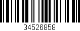 Código de barras (EAN, GTIN, SKU, ISBN): '34526858'