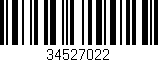 Código de barras (EAN, GTIN, SKU, ISBN): '34527022'