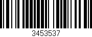 Código de barras (EAN, GTIN, SKU, ISBN): '3453537'
