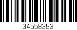 Código de barras (EAN, GTIN, SKU, ISBN): '34558393'