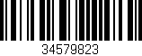 Código de barras (EAN, GTIN, SKU, ISBN): '34579823'