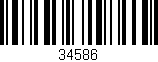 Código de barras (EAN, GTIN, SKU, ISBN): '34586'
