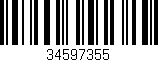 Código de barras (EAN, GTIN, SKU, ISBN): '34597355'
