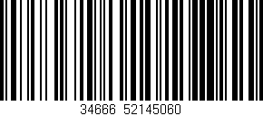 Código de barras (EAN, GTIN, SKU, ISBN): '34666|52145060'