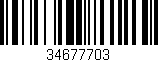 Código de barras (EAN, GTIN, SKU, ISBN): '34677703'