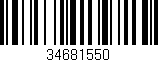 Código de barras (EAN, GTIN, SKU, ISBN): '34681550'