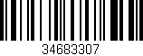 Código de barras (EAN, GTIN, SKU, ISBN): '34683307'