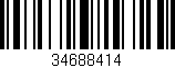 Código de barras (EAN, GTIN, SKU, ISBN): '34688414'