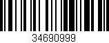 Código de barras (EAN, GTIN, SKU, ISBN): '34690999'