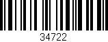 Código de barras (EAN, GTIN, SKU, ISBN): '34722'