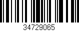 Código de barras (EAN, GTIN, SKU, ISBN): '34729065'