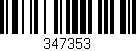 Código de barras (EAN, GTIN, SKU, ISBN): '347353'